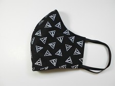 Harry Potter Deathly Hallows Face Mask 3 Layers with Pocket - Reusable Washable