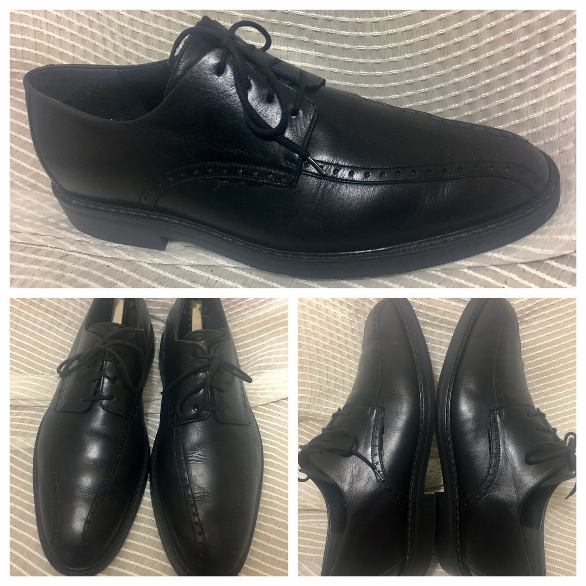 MEPHISTO Air Relax Goodyear Welt Men’s Black Leather Oxford Shoes 10 9.5 Lace Up Melchior | Mephisto USA main image 2