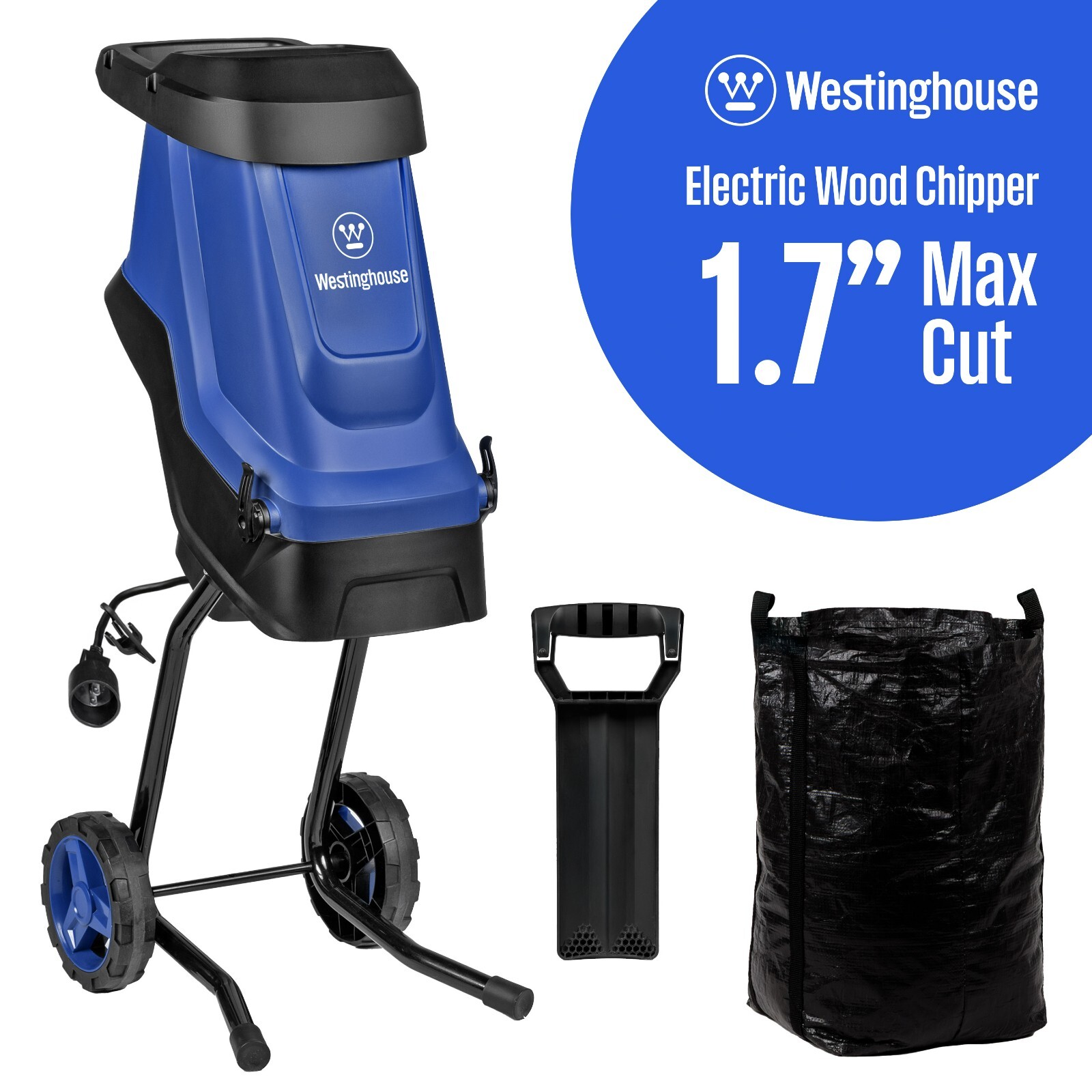 Westinghouse Open Box 1.7 in. 15 Amp Electric Wood Chipper a