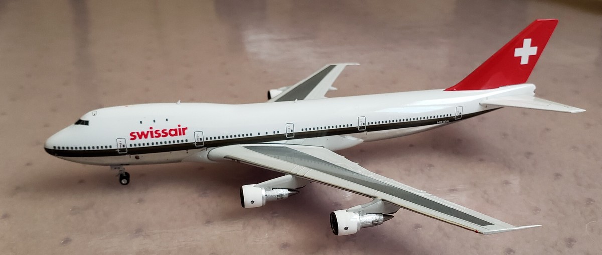 航空機・ヘリコプター 1/400 Phoenix model Swissair B747-200 Phoenix Boeing 747-200 Swissair HB-IGA in 1:400 | eBay