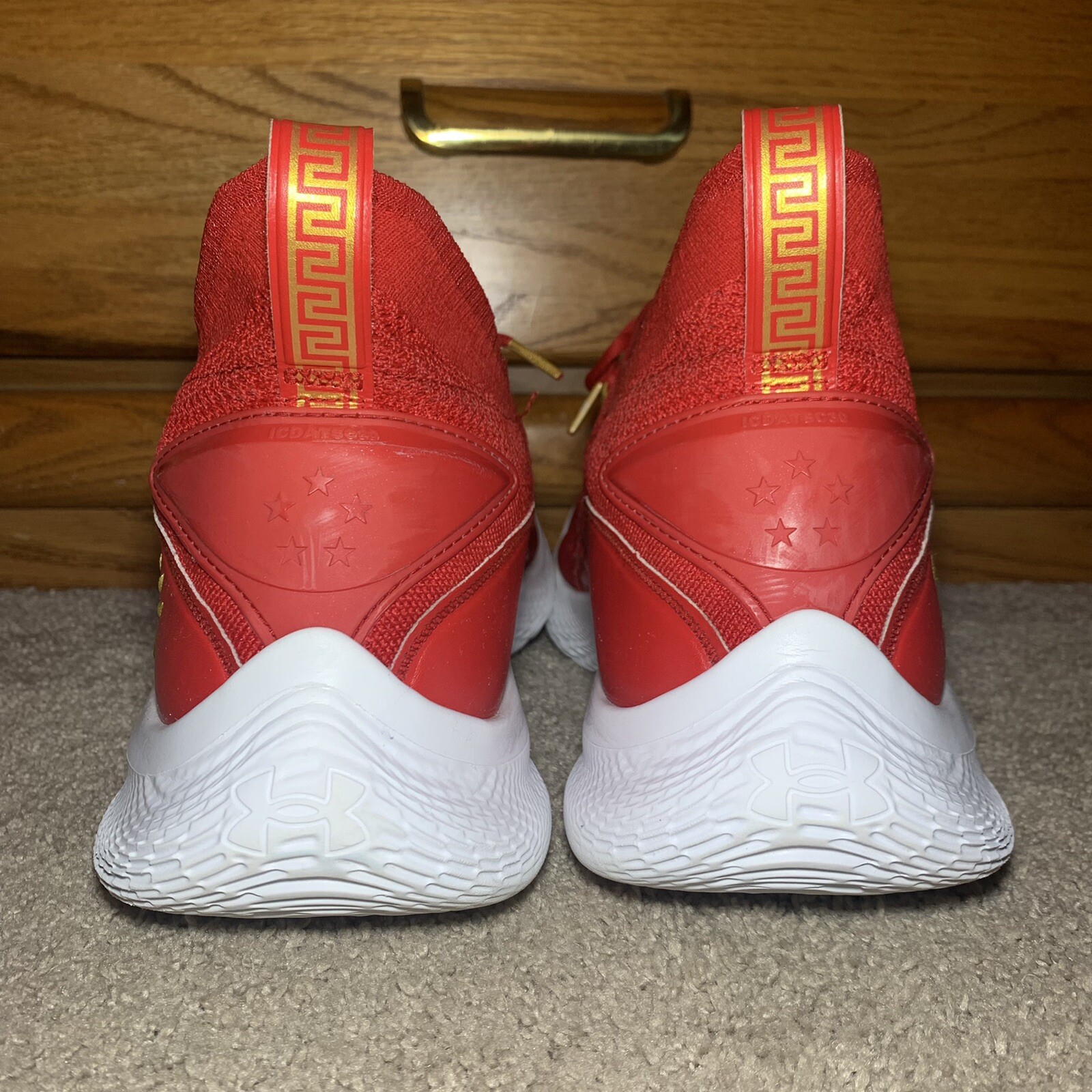 Under Armour Curry 8 Flow Steph Red Chinese Year CNY … Gem