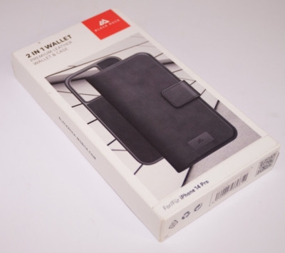 Black Rock Wallet 2in1 Case Apple iPhone 14 Pro Schwarz 1212TWL02 Neu