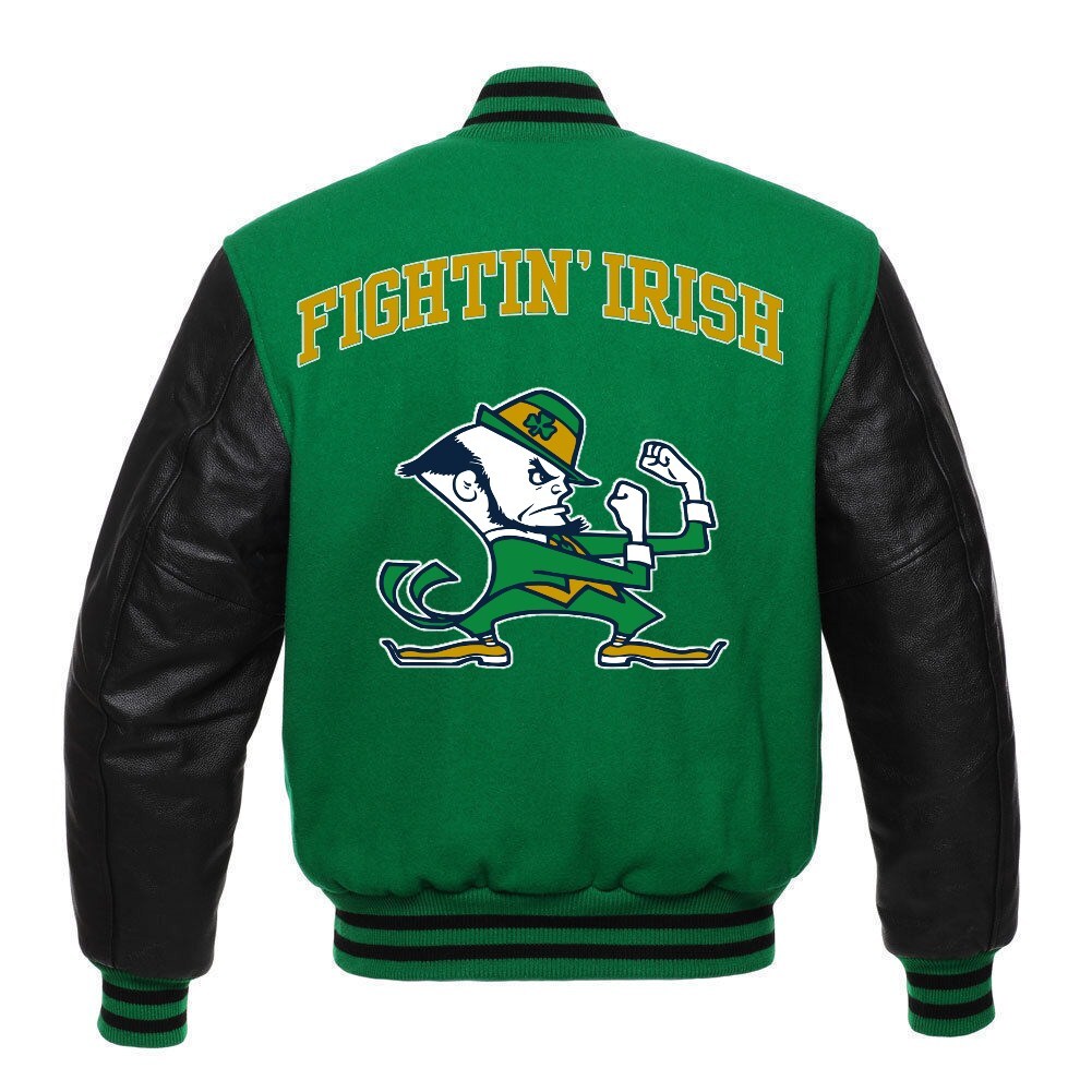 スターター　ノートルダム大学 FIGHTING IRISH ジャケット Vintage Starter Notre Dame Fighting Irish Satin Varsity
