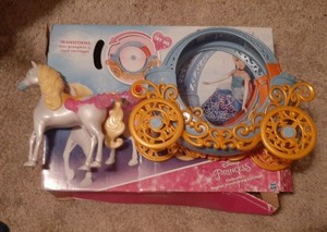 disney princess cinderella's magical transforming carriage