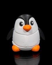 Chubby Penguin Adorable Animal Figurine Unique Handmade Decor Perfect Gift 