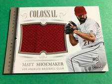 2014 Panini Game Worn Swatch. Matt Shoemaker RC card #30. 18/99. Great Condition