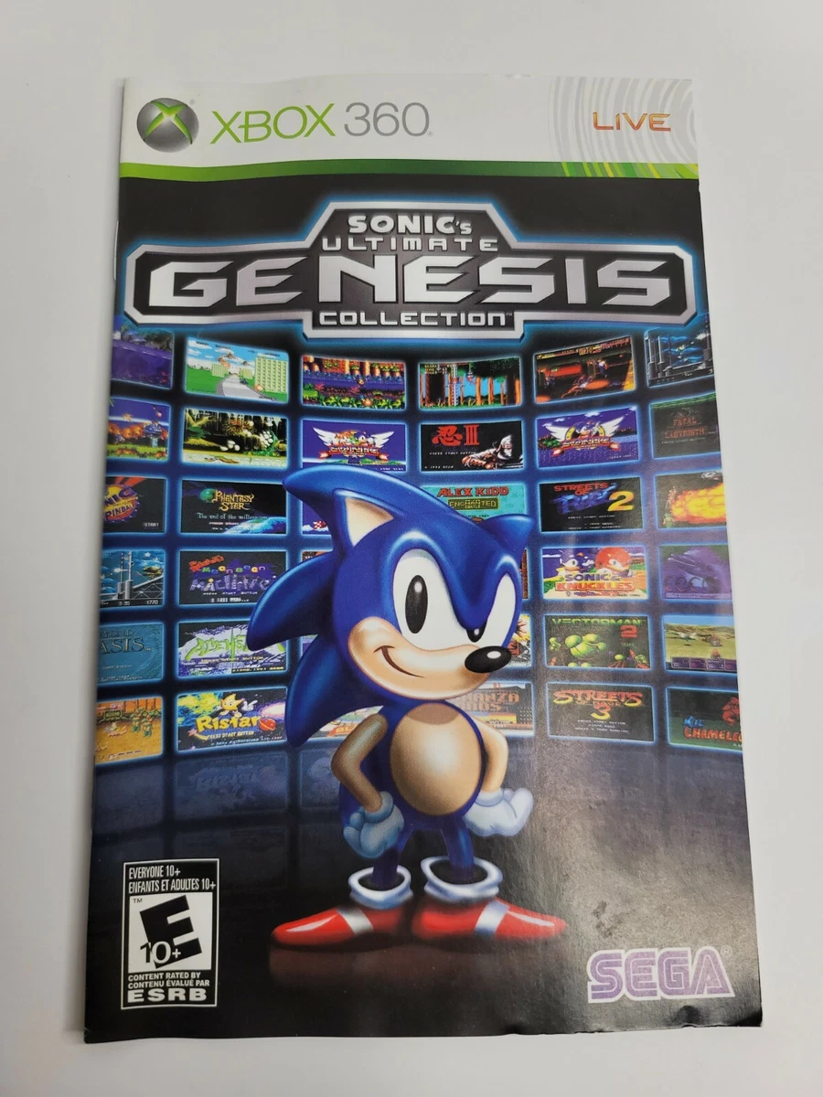 XBOX 360 GAME SONIC ULTIMATE GENESIS COLLECTION NEW 10086680348
