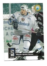 DEL Playercard - 1995/96 - Wayne Hynes - Schw...