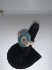 Adjustable Silver Ring Azurite Silver Ring One Size Fits All Genuine Gemstone