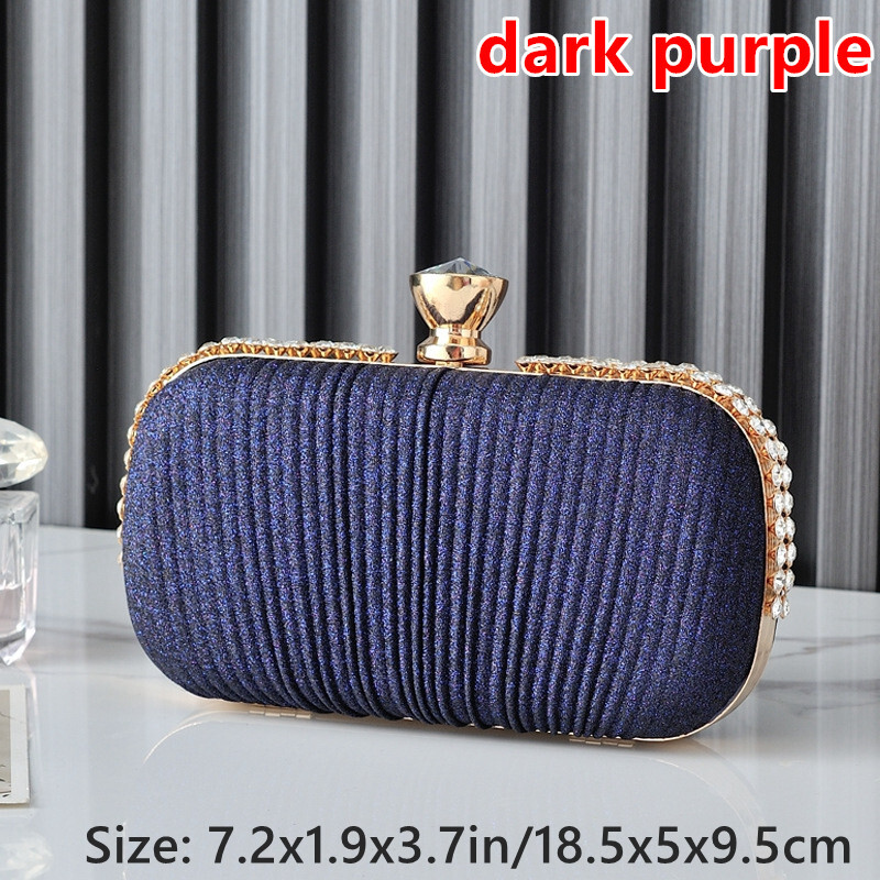 Dama Bolso de Mano Diamante Estrás Cartera Bolso Bolso Bolso Bolso Bandolera Lindo