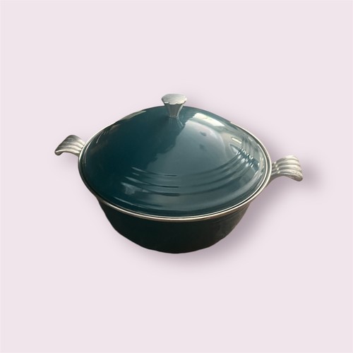 Fiesta Enamelware Juniper Green Large Dutch Oven / Roaster & Baking Pan