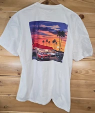 IN-N-Out Burger Texas T Shirt Men XXL Sunset Muscle Cars Palm Tree