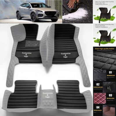 For Jaguar E I F-Pace Car Floor Mats Luxury Custom Waterproof Liners Carpets