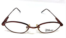 DISNEY KIDS EYEWEAR D89 CINNAMON BROWN FF15 FULL RIM EYEGLASSES FRAME 44-17-125