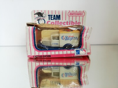 Matchbox Texas Rangers 1990 MLB Team Collectible Model A Ford Truck in Box