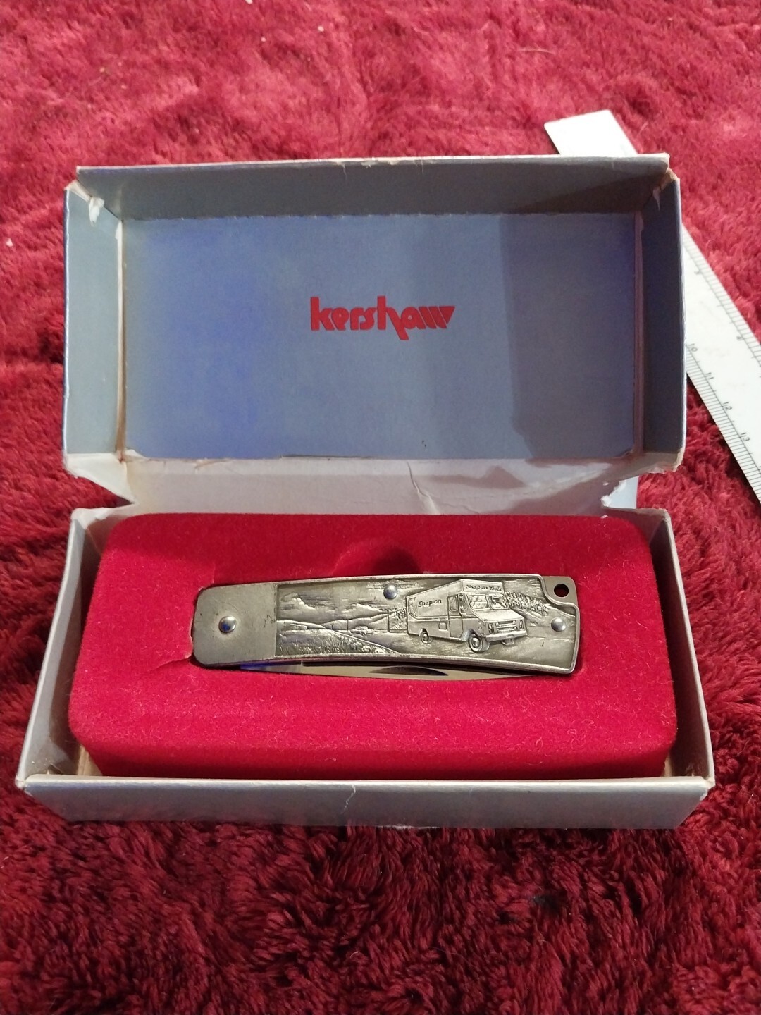 Vintage Kershaw Pocket Knife Japan Snap On Tools Gents Old Timers