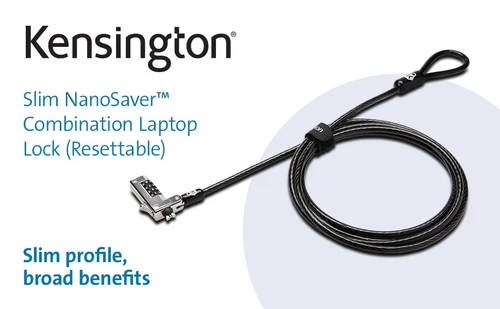 Kensington Slim Nanosaver Combination Laptop Lock - K60603WW