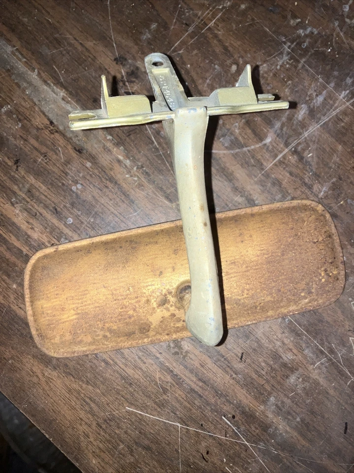 Vintage GM Rear View Mirror - 1950s Chevy Pontiac? - PT4648652 (A) - Изображение 3 из 4