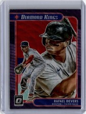 2021 Donruss Optic Rafael Devers #5 Boston Red Sox