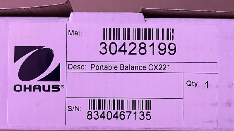Ohaus CX221 Top Loading Balance Digital Lab Scale for Biological Laboratory