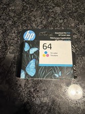 Genuine HP 64 Color N9J89AN Ink Cartridge for Envy 6255 6252 7120 Exp Date 09/27