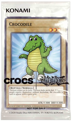 Yu-Gi-Oh x Crocs CROCODILE Promo Card Japan Exclusive 2026 Sep.9 NEW PSL