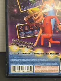 GAME PLAY STATION 2 )(Buzz The Mega Quiz) (Sony PlayStation 2, 2007)