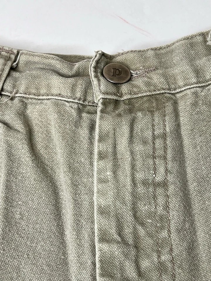 Pantalones Cortos de Senderismo De Colección Años 90 Patagonia Para Hombres 27” De 5” Lona Verde Denim Foto 2 de 4