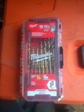 Milwaukee 48-89-4670 SHOCKWAVE Impact Duty RED HELIX Titanium Drill Bit Set-15PC