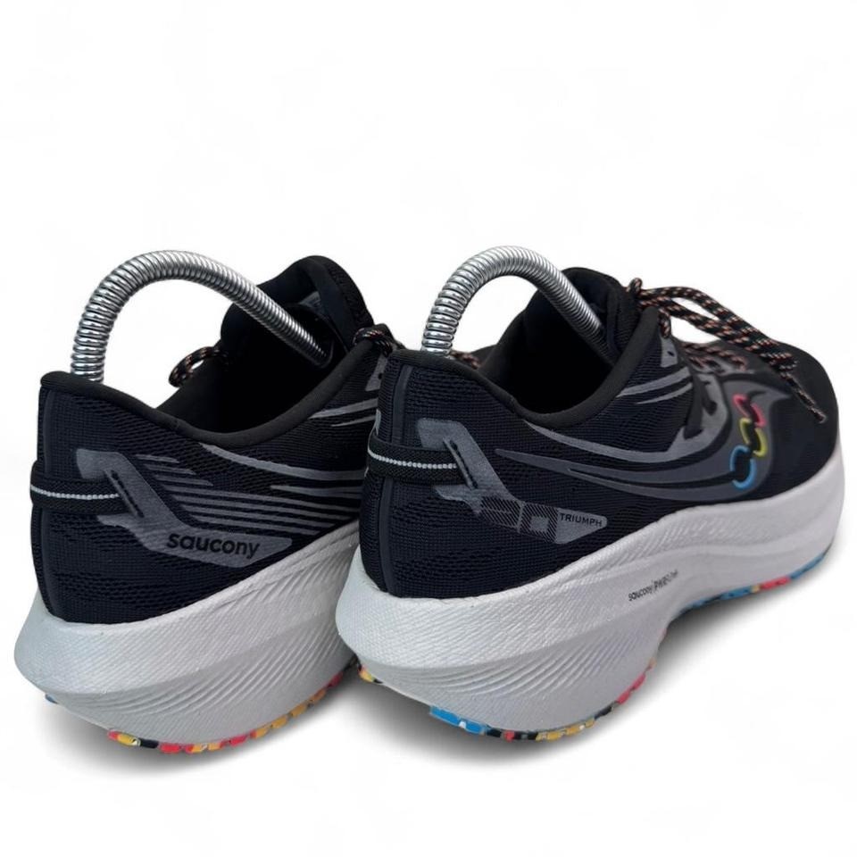 Saucony Triumph 20 Running Shoes Black Multicolor Sole PWRRUN+