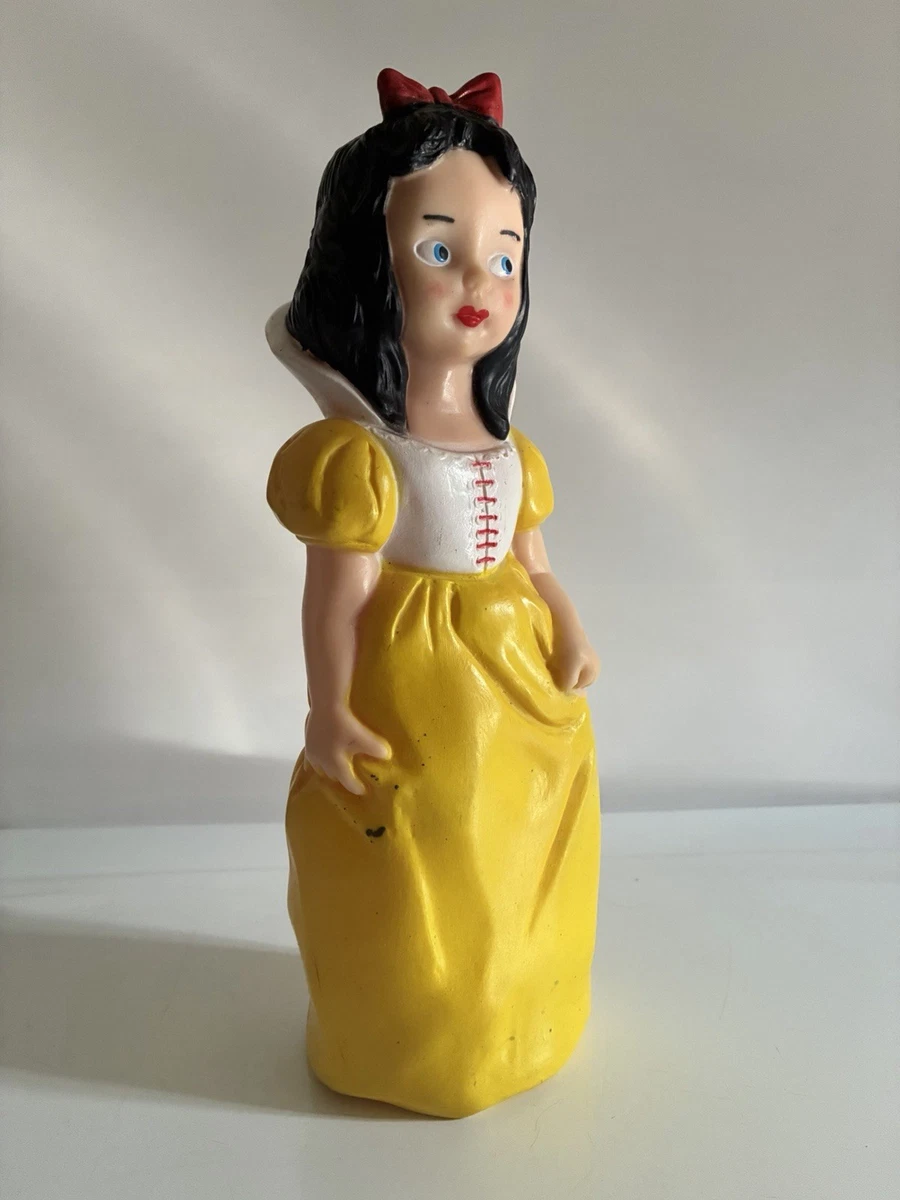 Walt Disney Schneewittchen Quietschfigur Snow White Ledra Italy Squeak Toy 1960