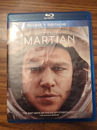 The Martian (Blu-ray, 2015) Matt Damon