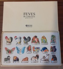 1 coffret de 18 fèves animaux Editions Atlas d'occasion en parfait état