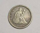 1875-S Seated Liberty Silver Twenty Cent Piece 20C - XF - L2