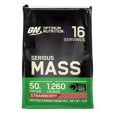 Optimum Nutrition Serious Mass Weight Gainer Protein Powder Creatine Vitamin C Z