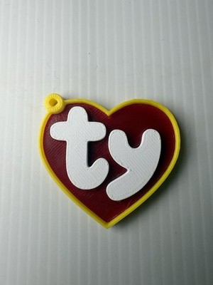   TY Beanie Baby Dog Collar Tag 3D Printed       Purse/backpack Charm QTY: 2!