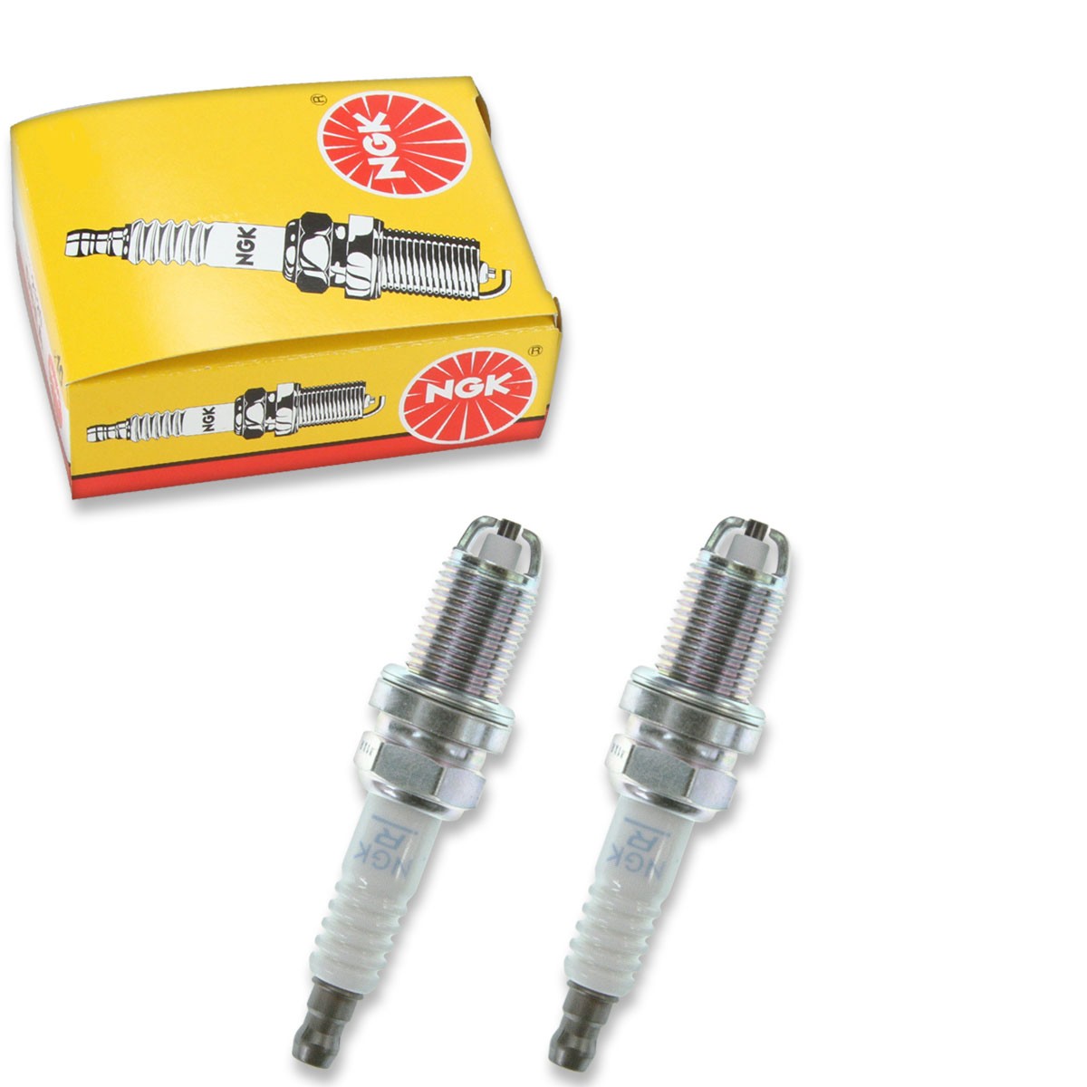 2 pc NGK 7797 BKR5EK Standard Spark Plugs for RC10DMC K16TNR-S9 FR8LDU fi