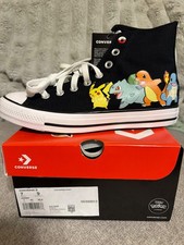 Men  s 7/Womens 9 Pokemon x Converse Chuck Taylor All Star High Top New with Box