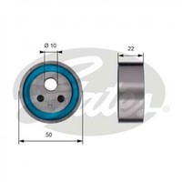 Spannrolle, Zahnriemen Powergrip® Gates T41154 FüR Renault