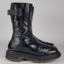Dr. Martens 9788 Patent Leather Mid Calf Boots Vintage Y2K Chunky Platform Sz 5