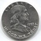 1953- FRANKLIN HALF DOLLAR-90% SILVER- LOT # 325-GOOD DATE LOW MINTAGE