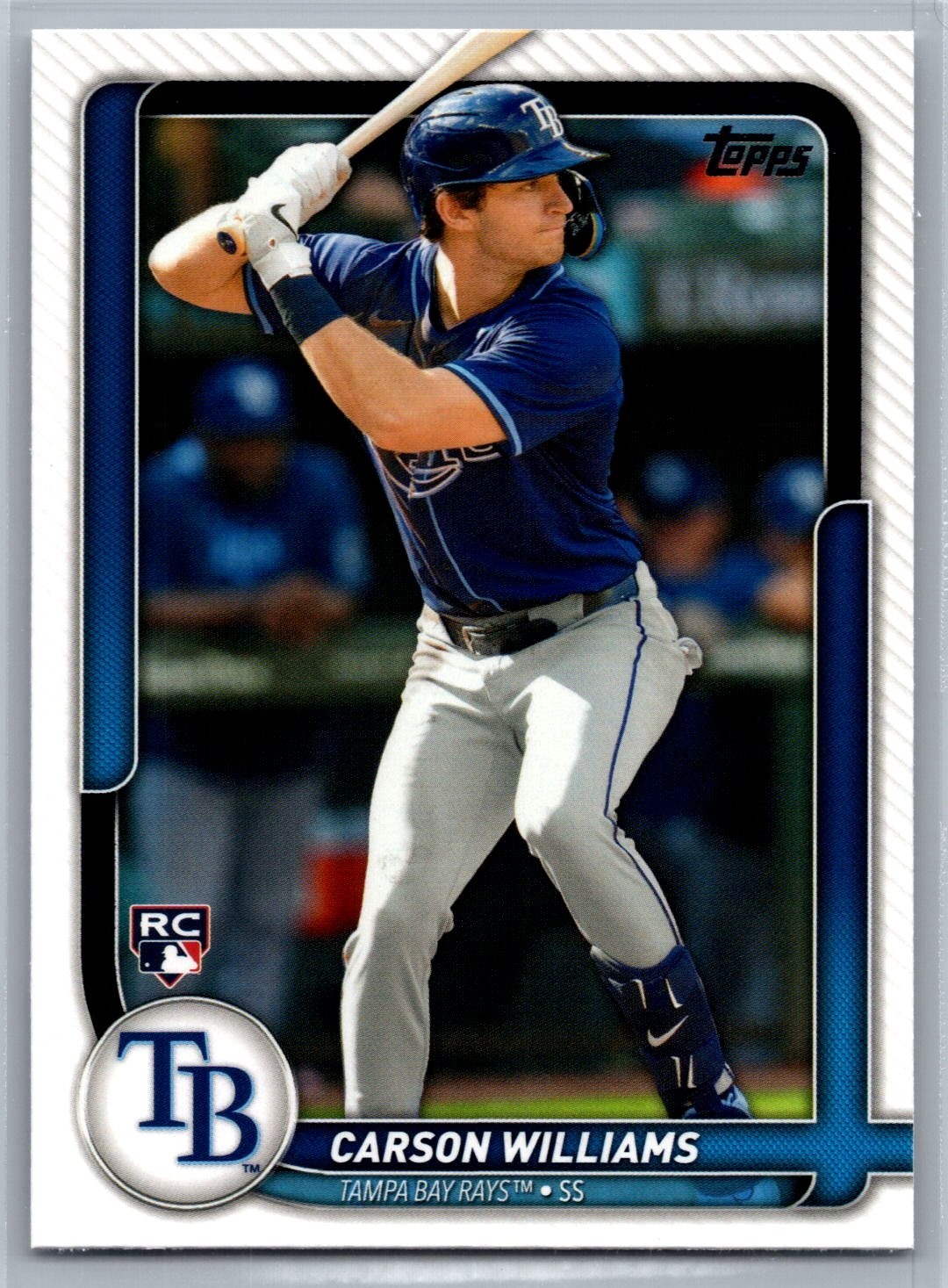 2026 Topps Series 2 Flagship Costco Carson Williams RC #53 Tampa Bay Rays