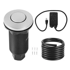 VEVOR Garbage Disposal Air Switch Kit Dual Outlet Sink Top Air Switch 3.5-inch