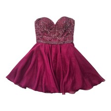 Sherri Hill Bead Sweetheart Dress Mini Prom Homecoming Party Cocktail Formal