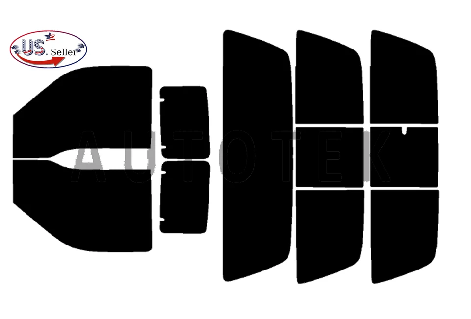 Película de ventana precortada para todos los lados cualquier tono % para Ford F250 Super Cab 1999-2007 Foto 2 de 4