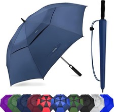 Parasol golfowy duży 72 cale bardzo duży oversize podwójny baldachim wentylowany wiatroszczelny