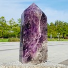 3.61LB Natural Amethyst Crystal Column Magic Wand Obelisk Point Healing — photo 5