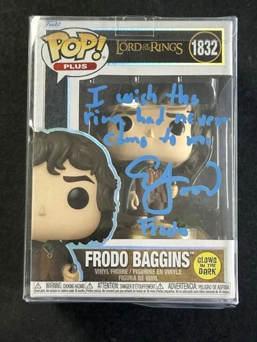 Elijah Wood Signed Lord Of The Rings Frodo Baggins Funko Pop AUTO Hologram