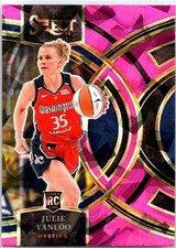 2024 Panini Select WNBA #160 Julie Vanloo Prizms Pink Ice