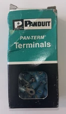 PANDUIT PN14-6R-C RING TERMINALS STUD 6 WIRE SIZE 18-14 NOS